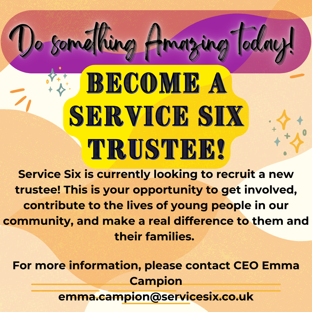 Do something Amazing today! Become a Service Six Trustee!